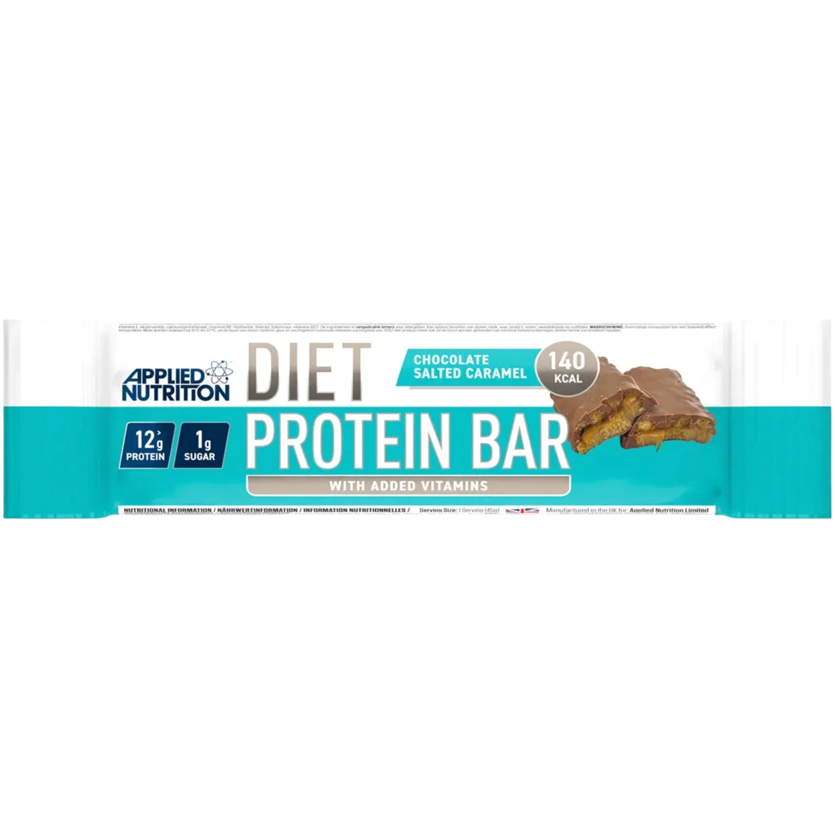 Applied Nutrition Chocolate Salted Caramel protein bar product photo