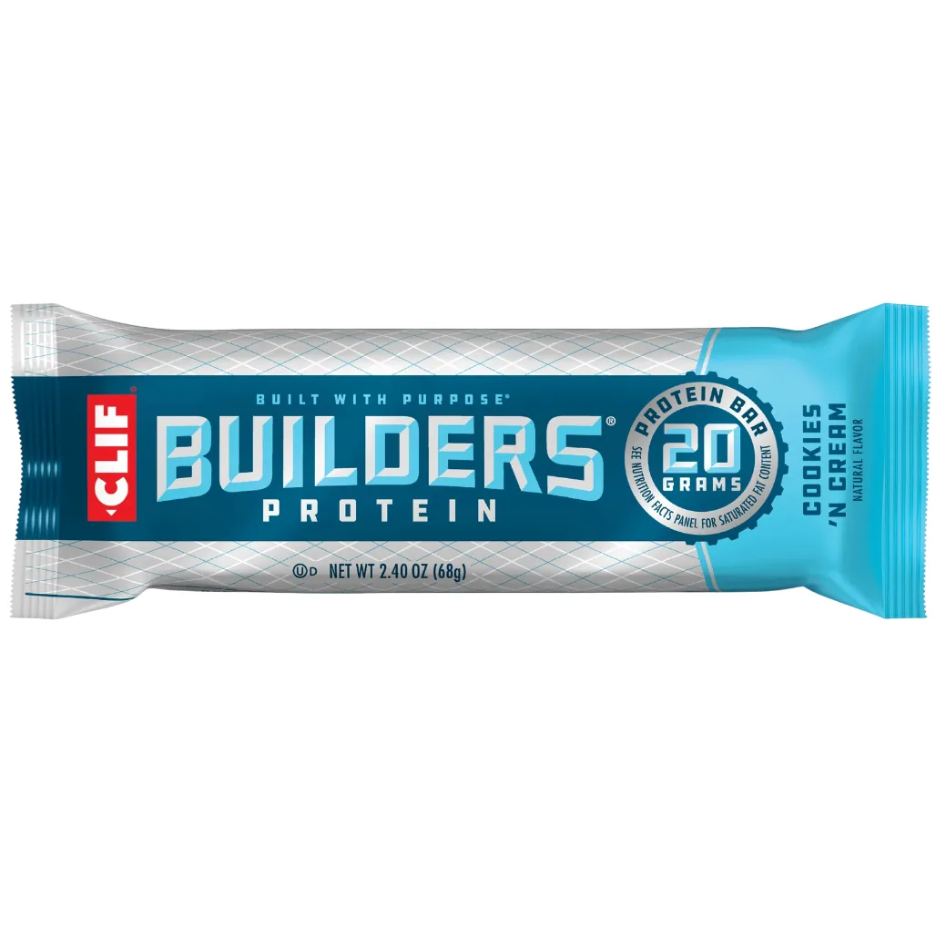 CLIF Cookies 'N Cream Flavor Protein Bar protein bar product photo