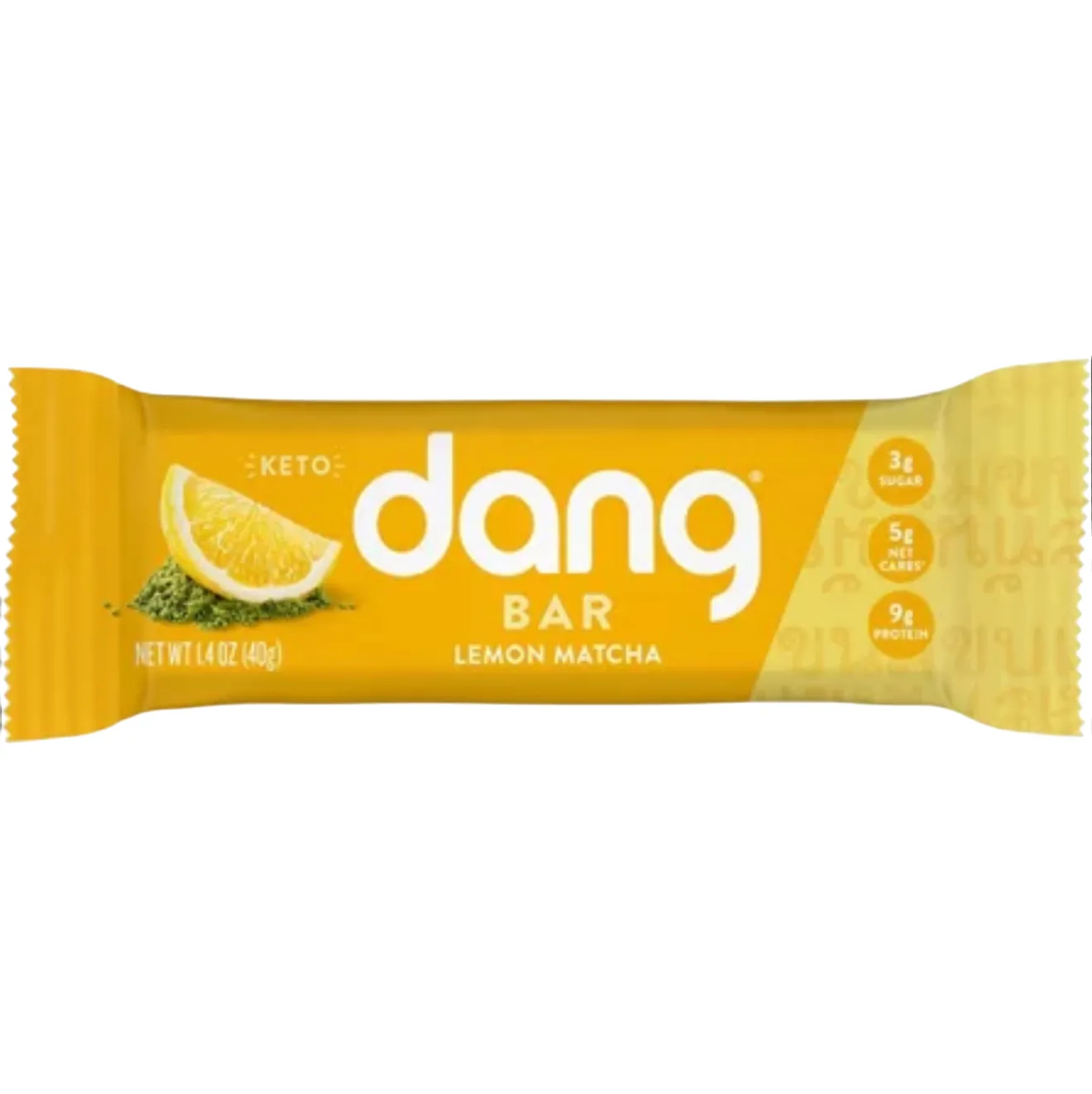 Dang Foods Lemon Matcha protein bar product photo