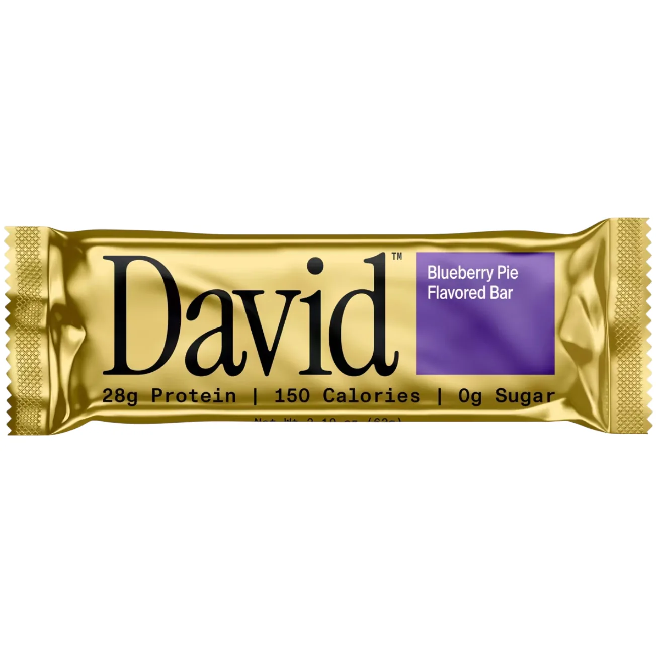 David Protein Blueberry Pie protein bar product photo