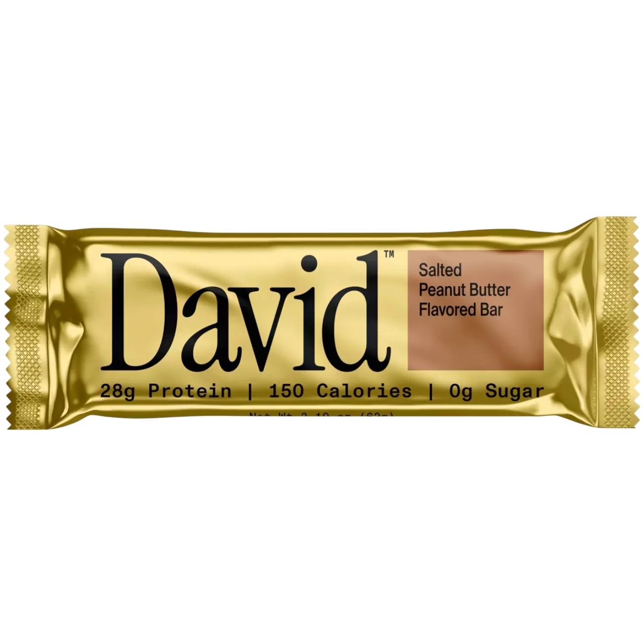 David Protein Salted Peanut Butter protein bar product photo