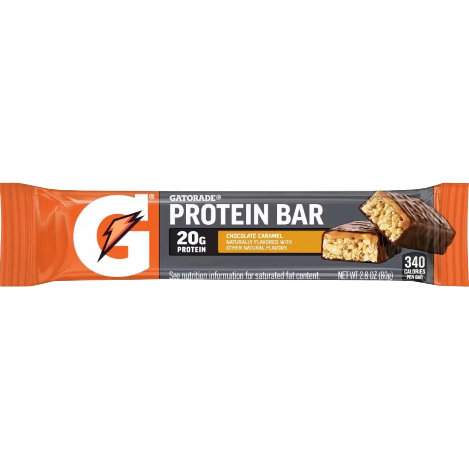 Gatorade Chocolate Caramel protein bar product photo
