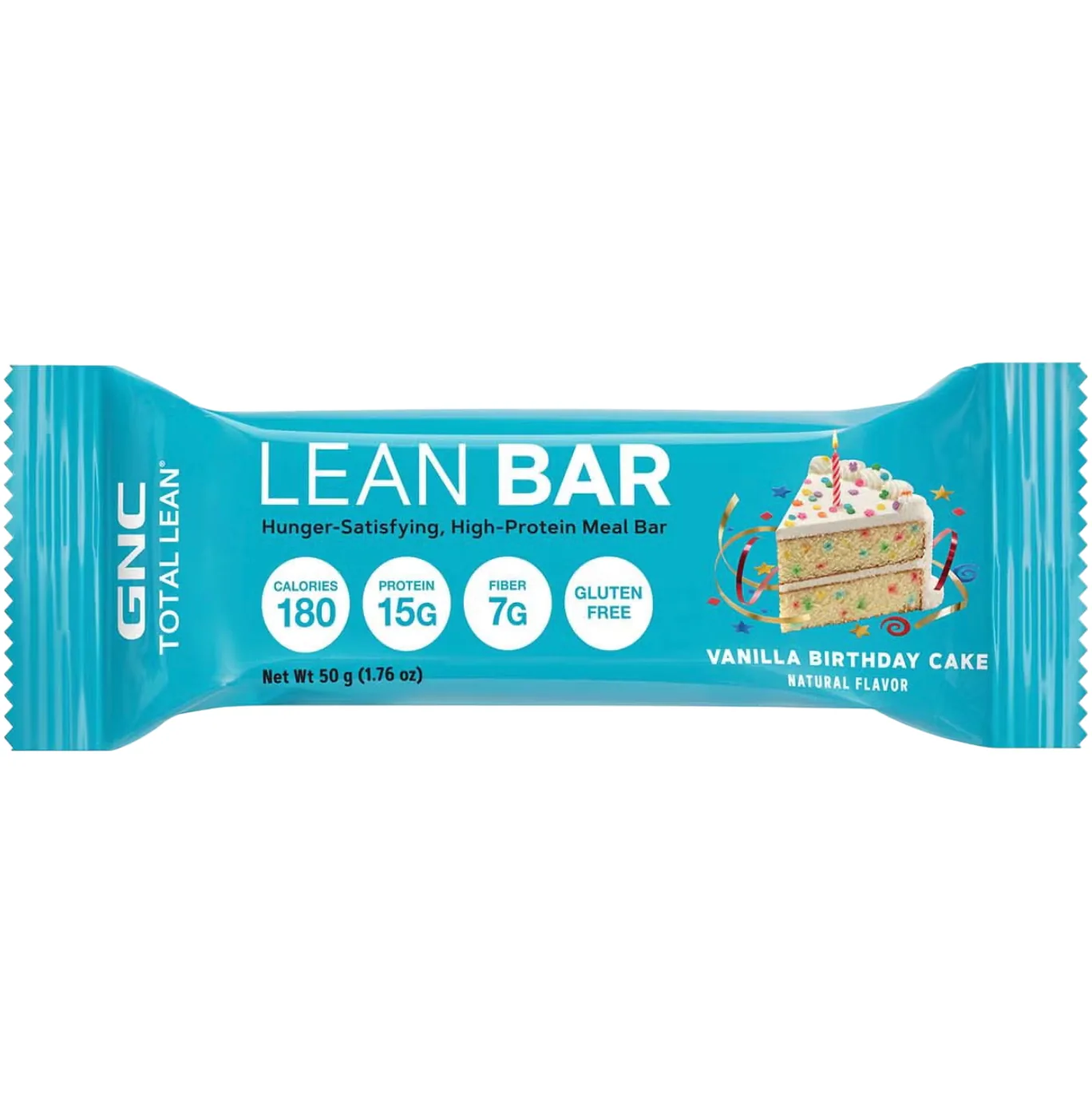 GNC Total Lean Vanilla Birthday Cake protein bar product photo