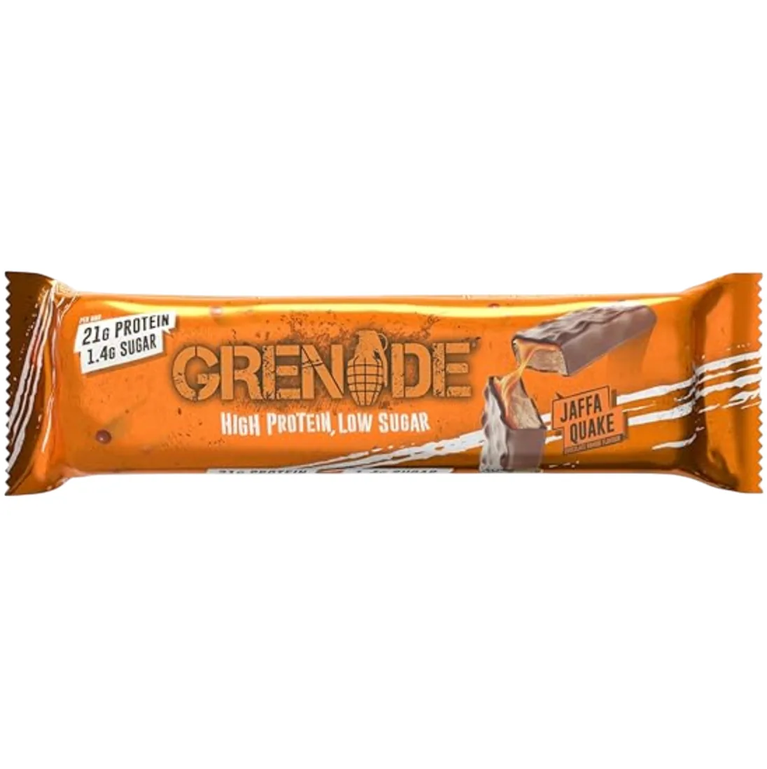 Grenade Jaffa Quake - Chocolate Orange Protein Bar protein bar product photo