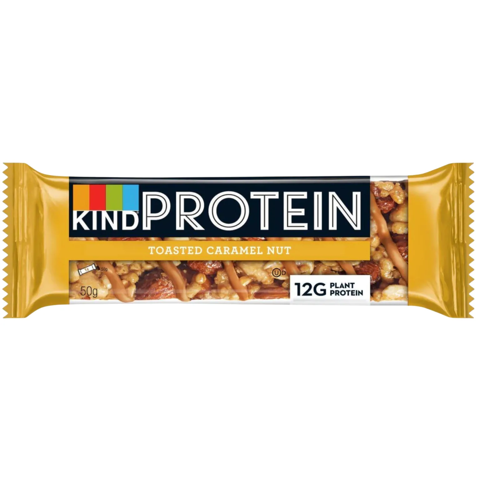 KIND Caramel Nut protein bar product photo