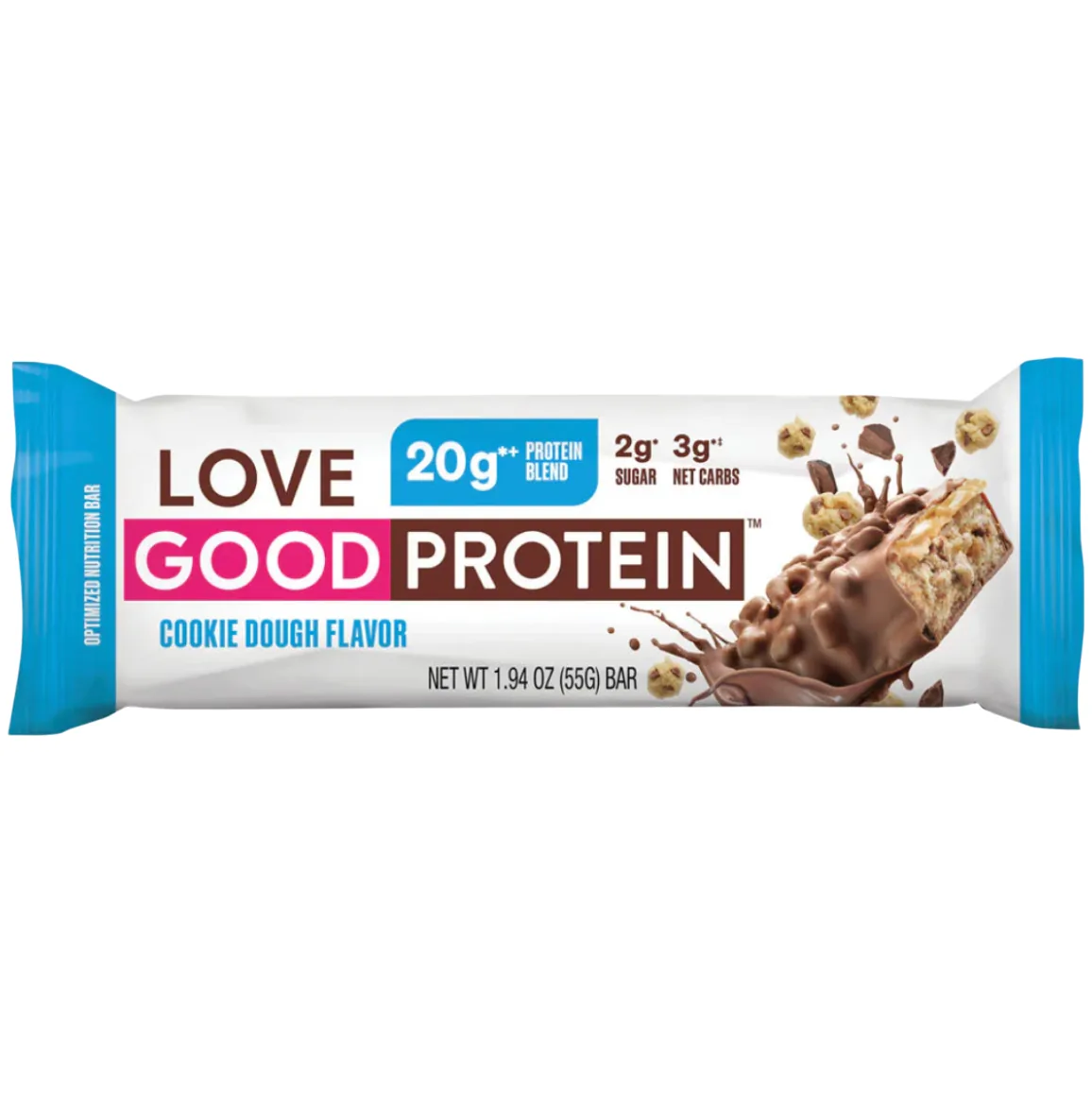 Love Good Fats Cookie Dough protein bar product photo