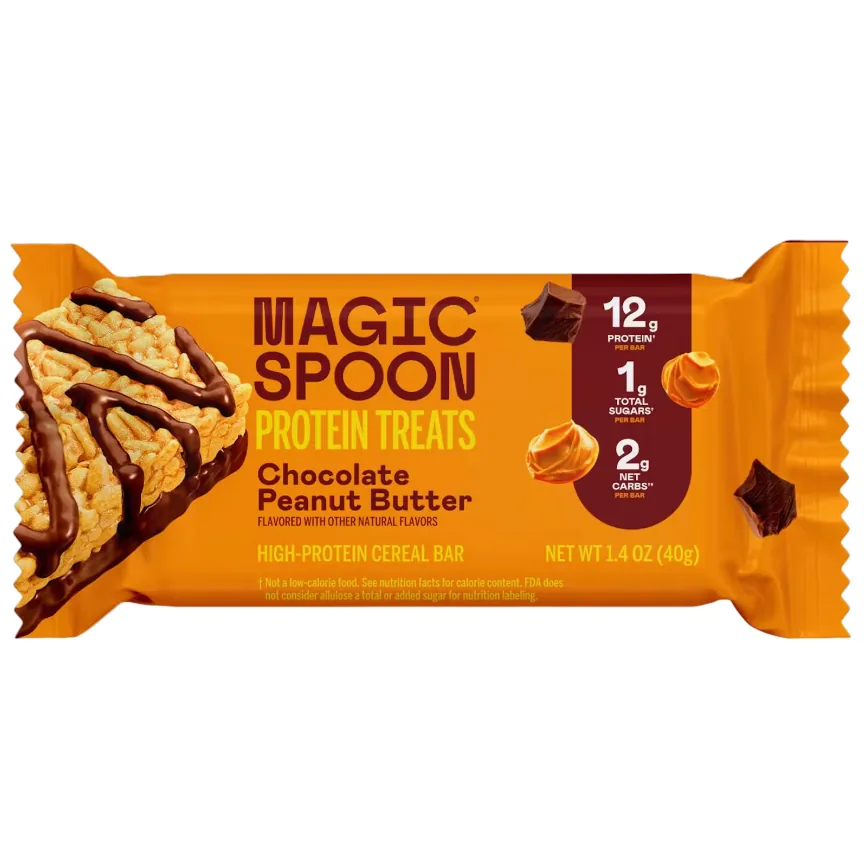Magic Spoon Chocolatey Peanut Butter protein bar product photo