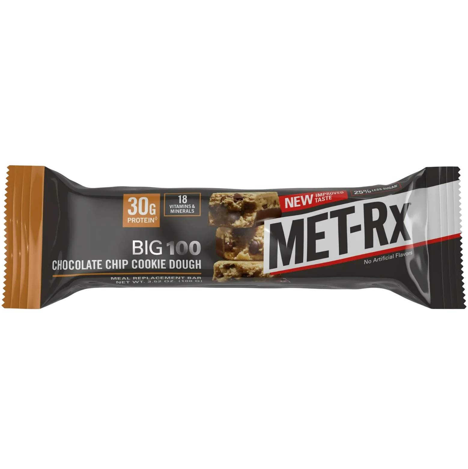 MET-Rx Chocolate Chip Cookie Dough protein bar product photo