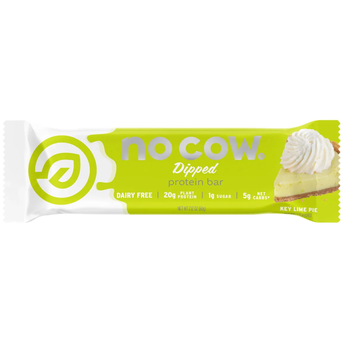 No Cow Dipped Key Lime Pie protein bar product photo