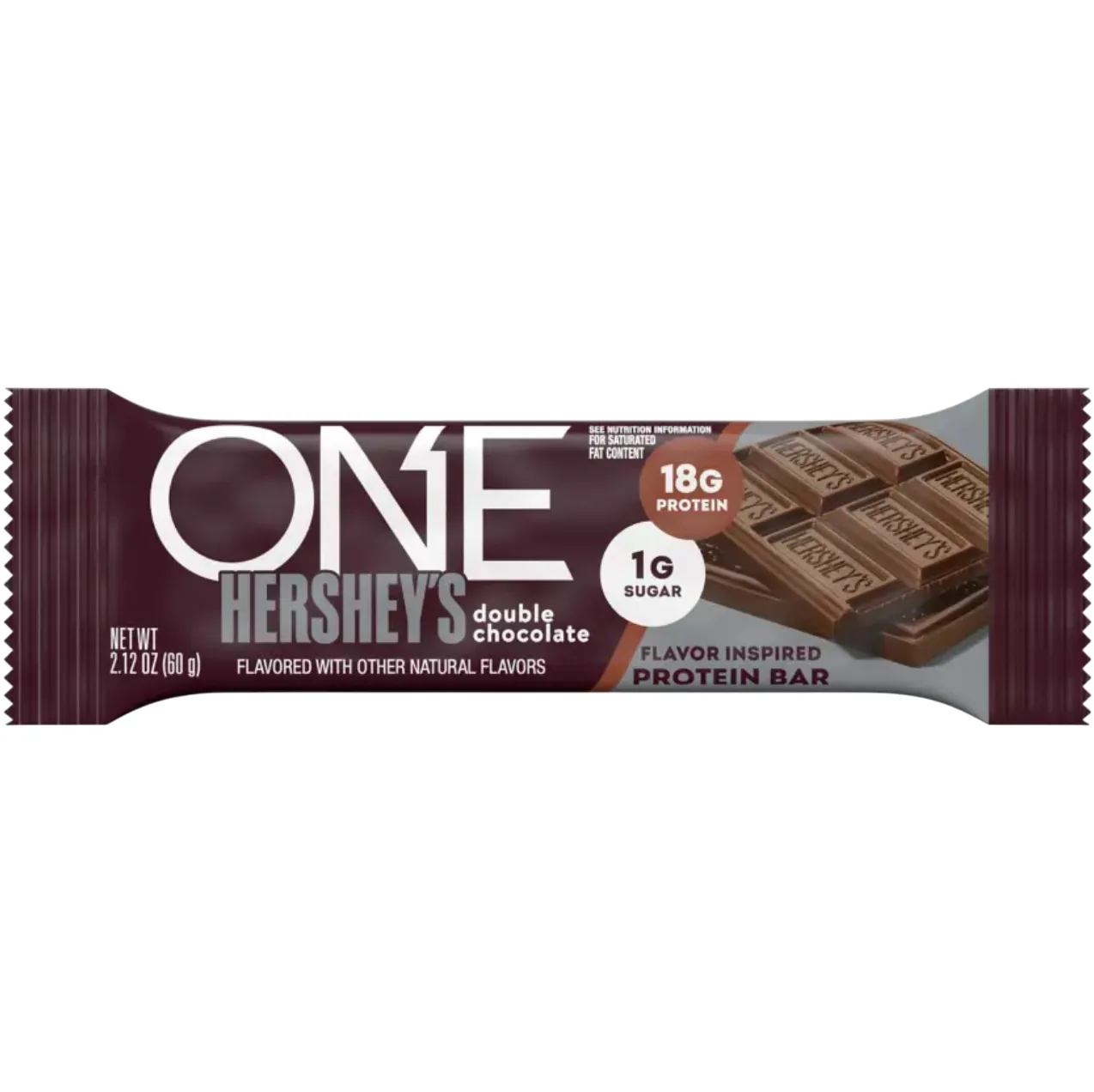 ONE Brands HERSHEY'S Double Chocolate protein bar product photo
