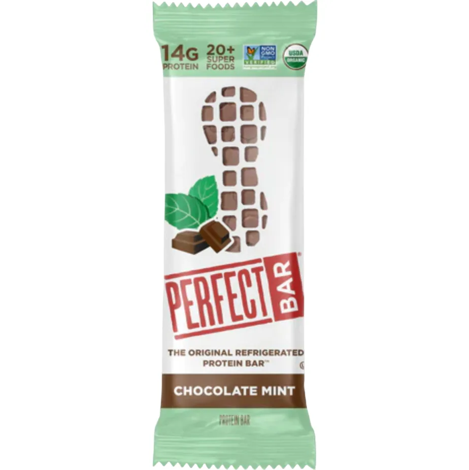 Perfect Snacks Chocolate Mint protein bar product photo