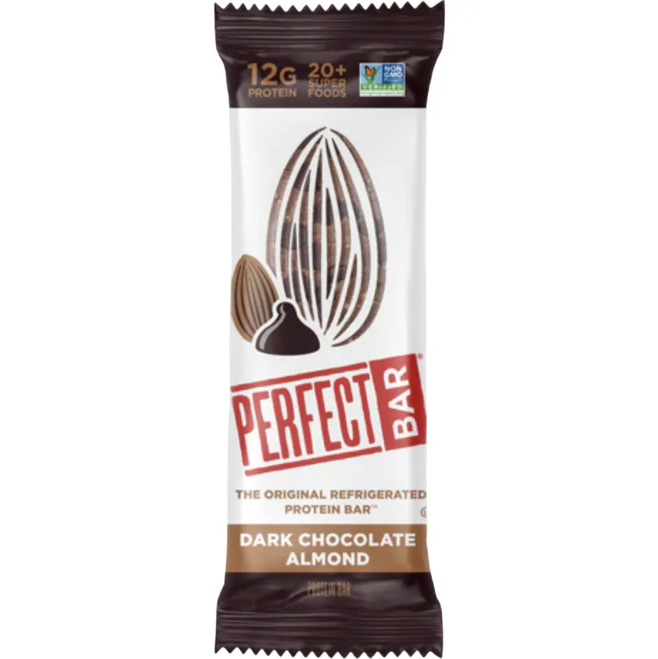 Perfect Snacks Dark Chocolate Almond protein bar product photo