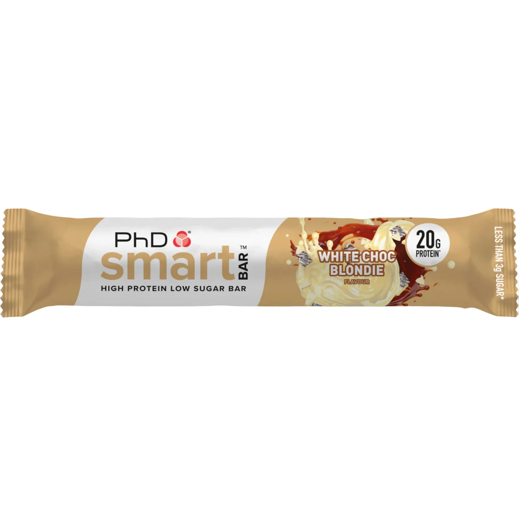 PhD Nutrition White Chocolate Blondie protein bar product photo