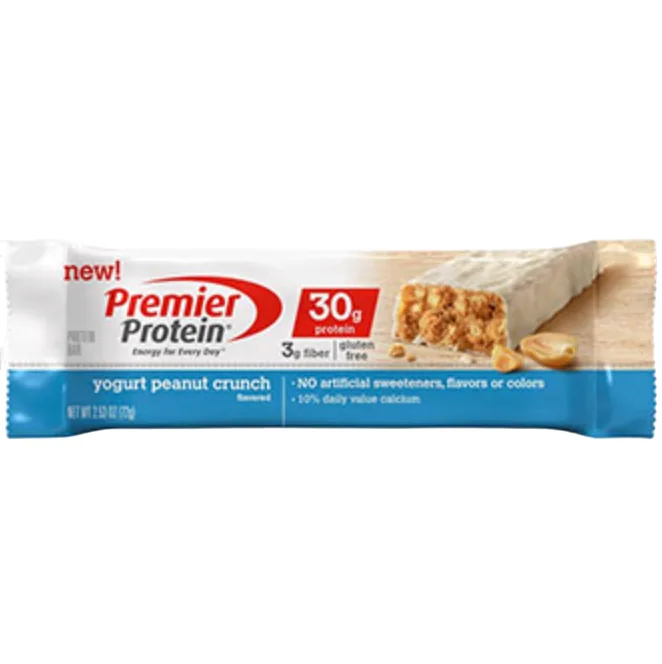 Premier Protein Yogurt Peanut Crunch protein bar product photo