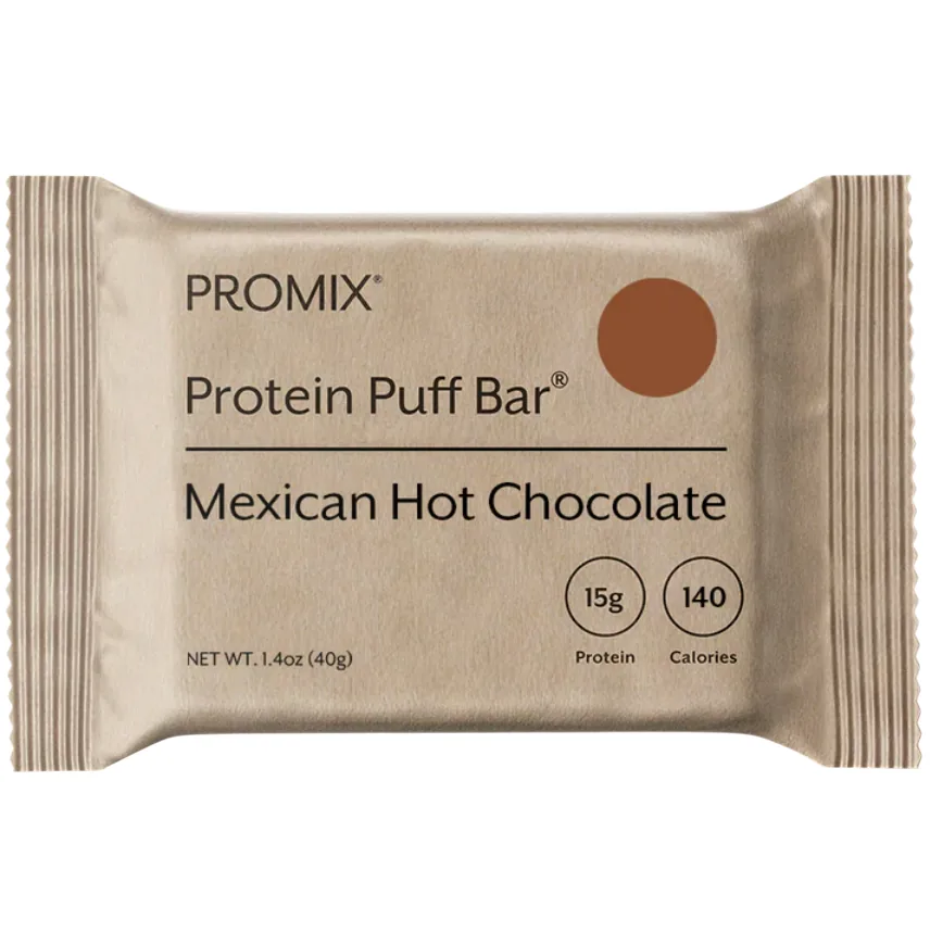 Promix Nutrition Mexican Hot Chocolate protein bar product photo