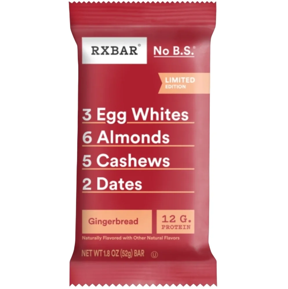 RXBAR Gingerbread protein bar product photo