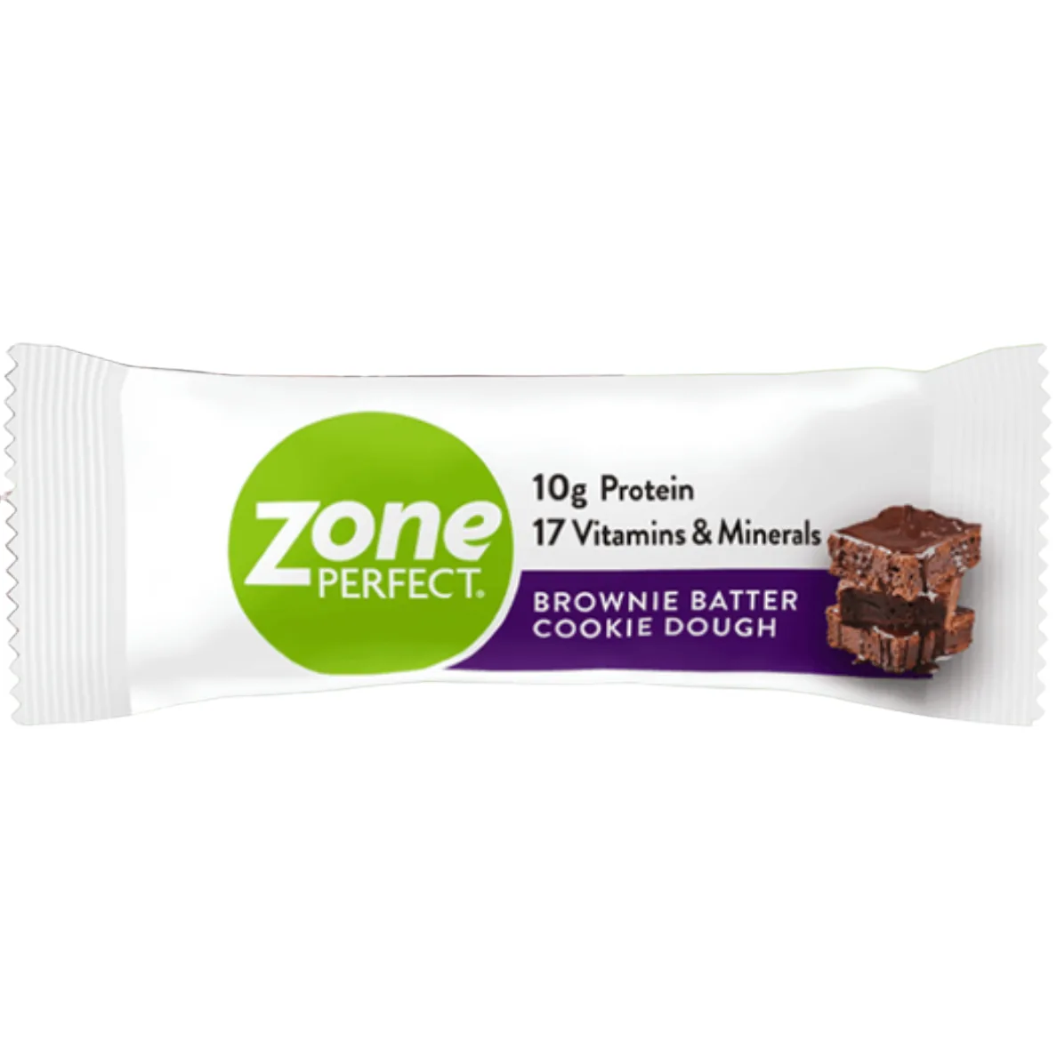 ZonePerfect Brownie Batter Cookie Dough protein bar product photo