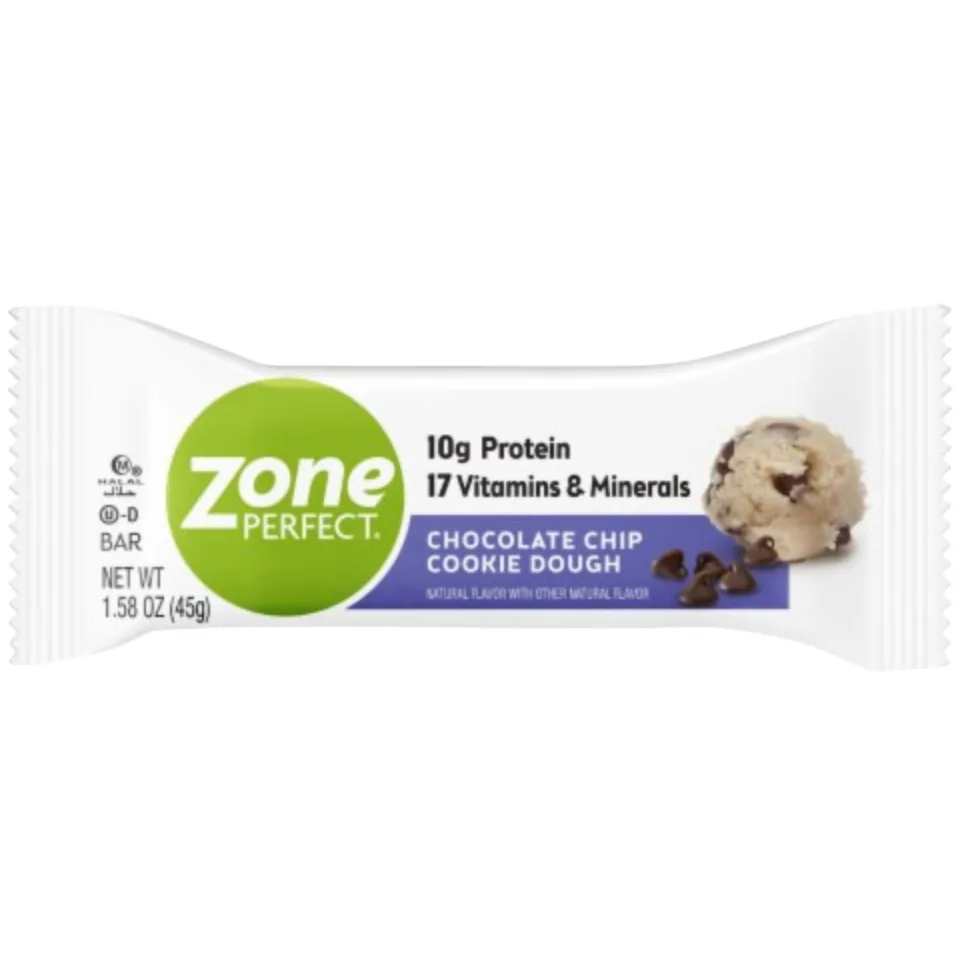 ZonePerfect Chocolate Chip Cookie Dough protein bar product photo