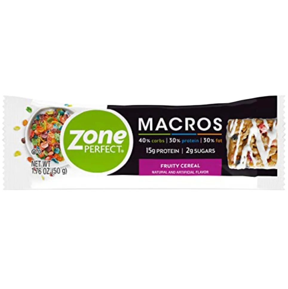 ZonePerfect Fruity Cereal protein bar product photo