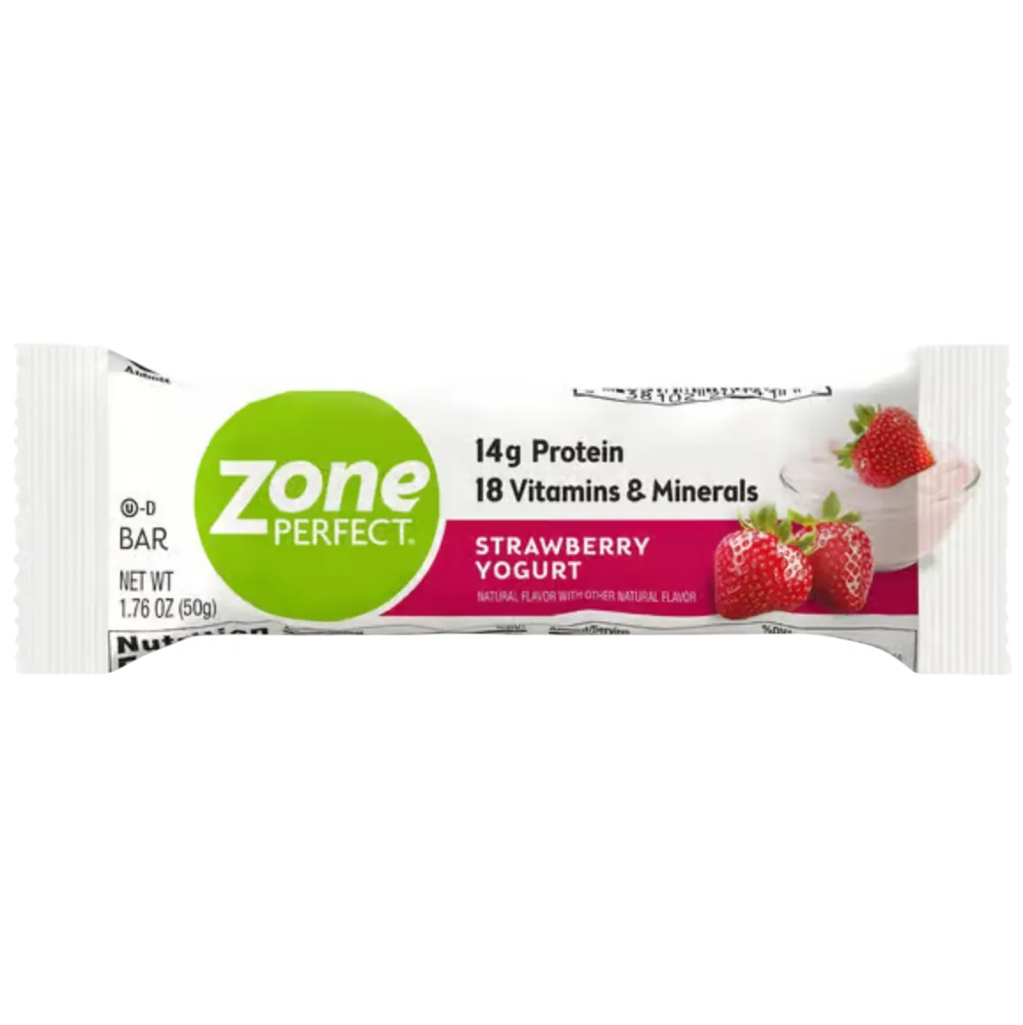 ZonePerfect Strawberry Yogurt protein bar product photo
